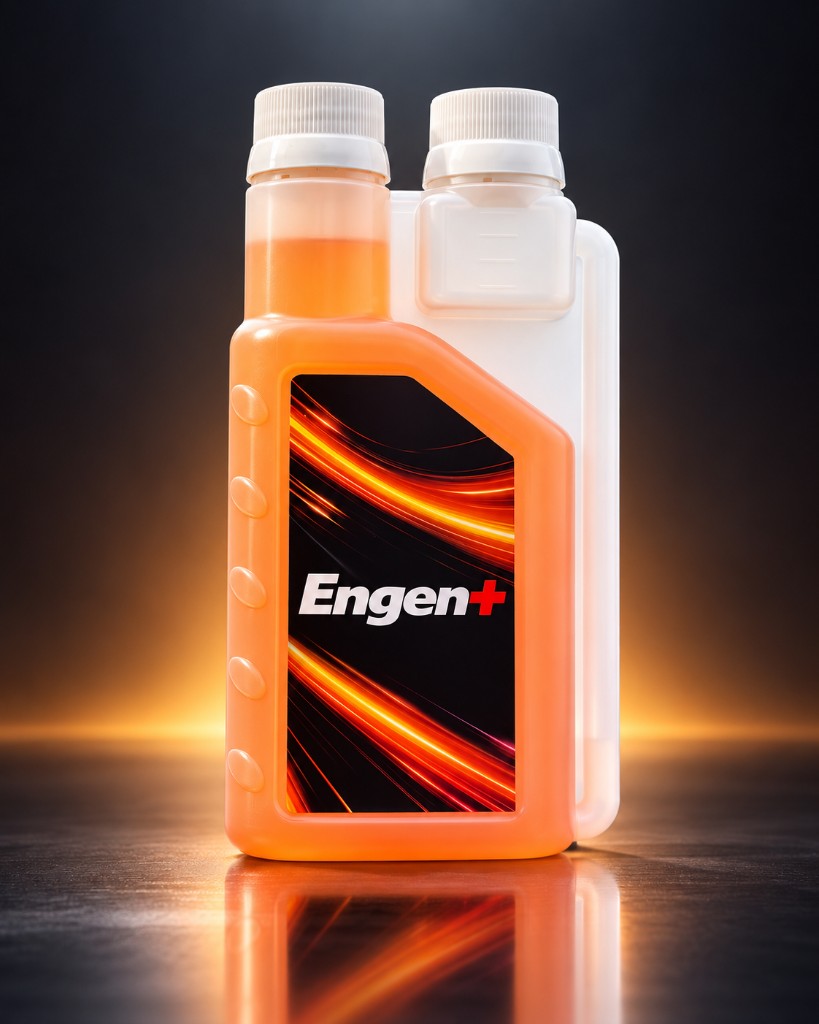 ENGEN+ fuel additive bottle