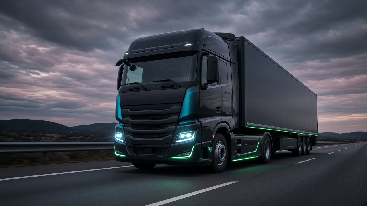 Commercial truck, visual reference